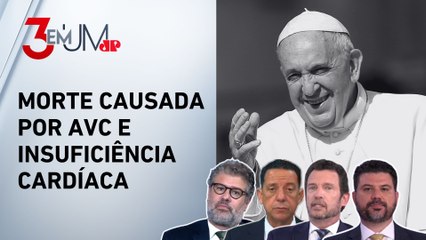 Segré, Trindade, Monteiro e Miranda comentam sobre morte do papa Francisco aos 88 anos