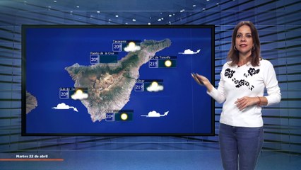 La previsión del tiempo en Canarias para el 22 de abril de 2025, en Atlántico Televisión.