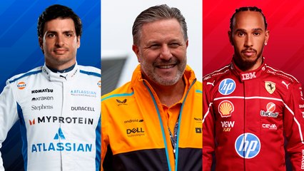Mclaren: Zak Brown suelta bomba sobre Sainz y Hamilton y responde si habría cambiado al español por el multicampeón
