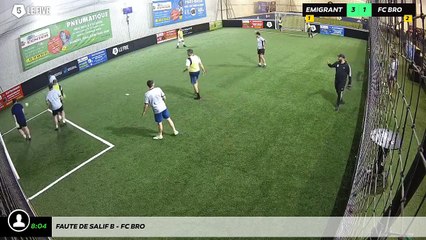 Faute de Salif B - Fc Bro
