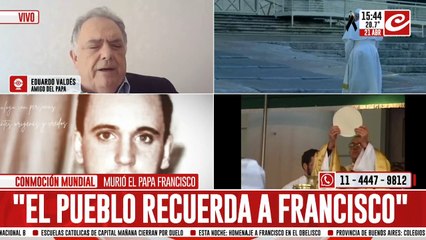 Eduardo Valdés: "A Francisco lo teníamos como uno más de la familia"