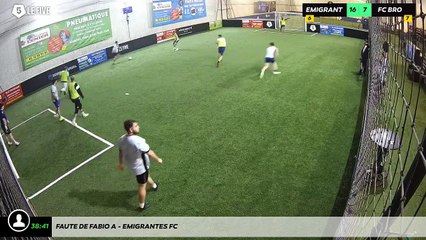 Faute de Fabio A - Emigrantes Fc