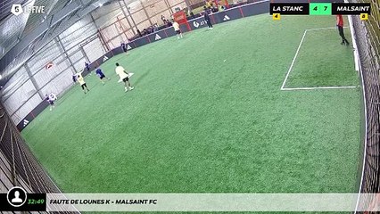 Faute de Lounes K - Malsaint Fc