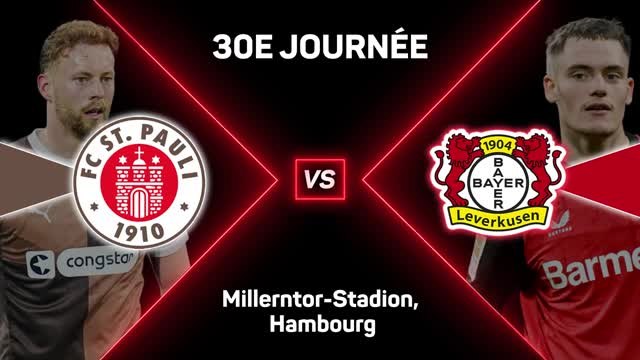 Bundesliga - Accroché par St. Pauli, Leverkusen voit ses espoirs de titre s'envoler