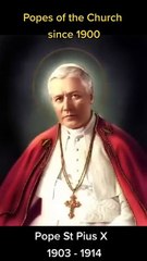 Popes of the Church since 1900