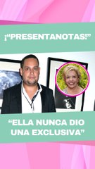 Rodrigo Fragoso está molesto con la periodista Verónica Gallardo