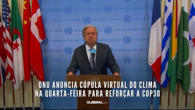 ONU anuncia cúpula virtual do clima na quarta-feira para reforçar a COP30