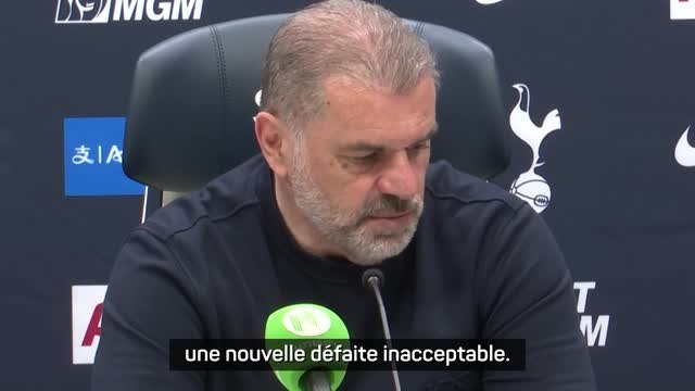 Tottenham - Postecoglou totalement désabusé : C'est une nouvelle défaite inacceptable