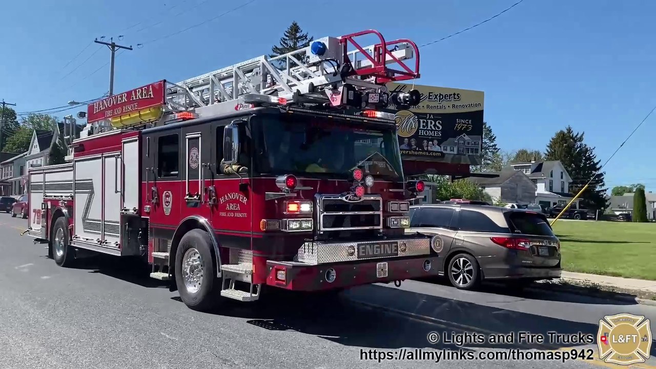 Hanover Area Fire and Rescue Engine 79-1 Respon...
