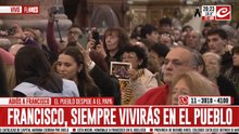 Abuchearon a Villarruel durante la misa de despedida al papa Francisco