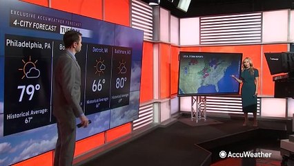 Storm risk stretches through the Southeast