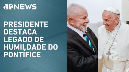 Lula lamenta morte de Papa Francisco, decreta luto de seis dias e viaja ao Vaticano para funeral