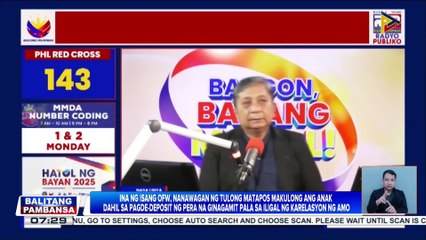 Ina ng isang OFW, nanawagan ng tulong matapos makulong ang anak dahil sa pagde-deposit...