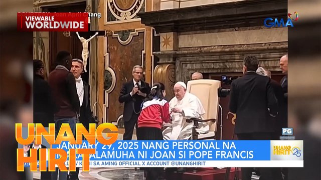 Pinoy, nalapitan si Pope Francis sa Vatican | Unang Hirit