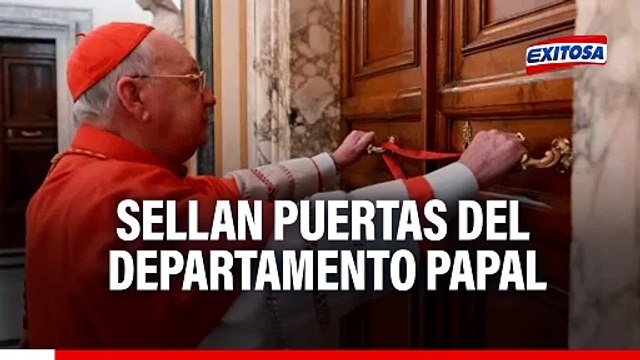 Papa Francisco: Sellan puertas del departamento papal tras fallecimiento del Santo Padre