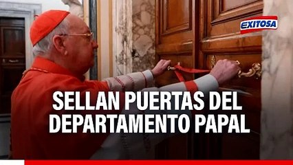 Papa Francisco: Sellan puertas del departamento papal tras fallecimiento del Santo Padre