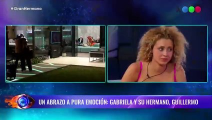 Gabriela se reencontró con su hermano Guillermo en Gran Hermano 2024