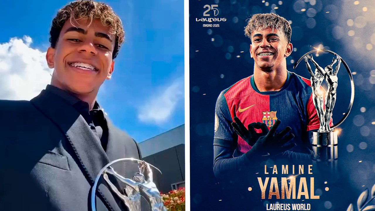 Laureus: Lamine Yamal recibe el premio al Deportista Revelación del año y agradece a los fans