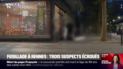Fusillade à Rennes: trois suspects mis en examen et placés en détention provisoire