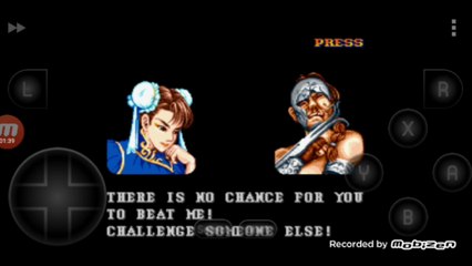 Street Fighter II Turbo: Hyper Fighting Chun-li vs Vega luta completa