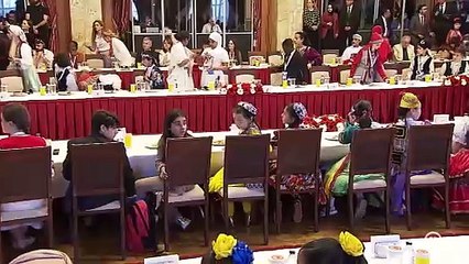 TBMM Başkanı Kurtulmuş, dünya çocuklarını kabul etti