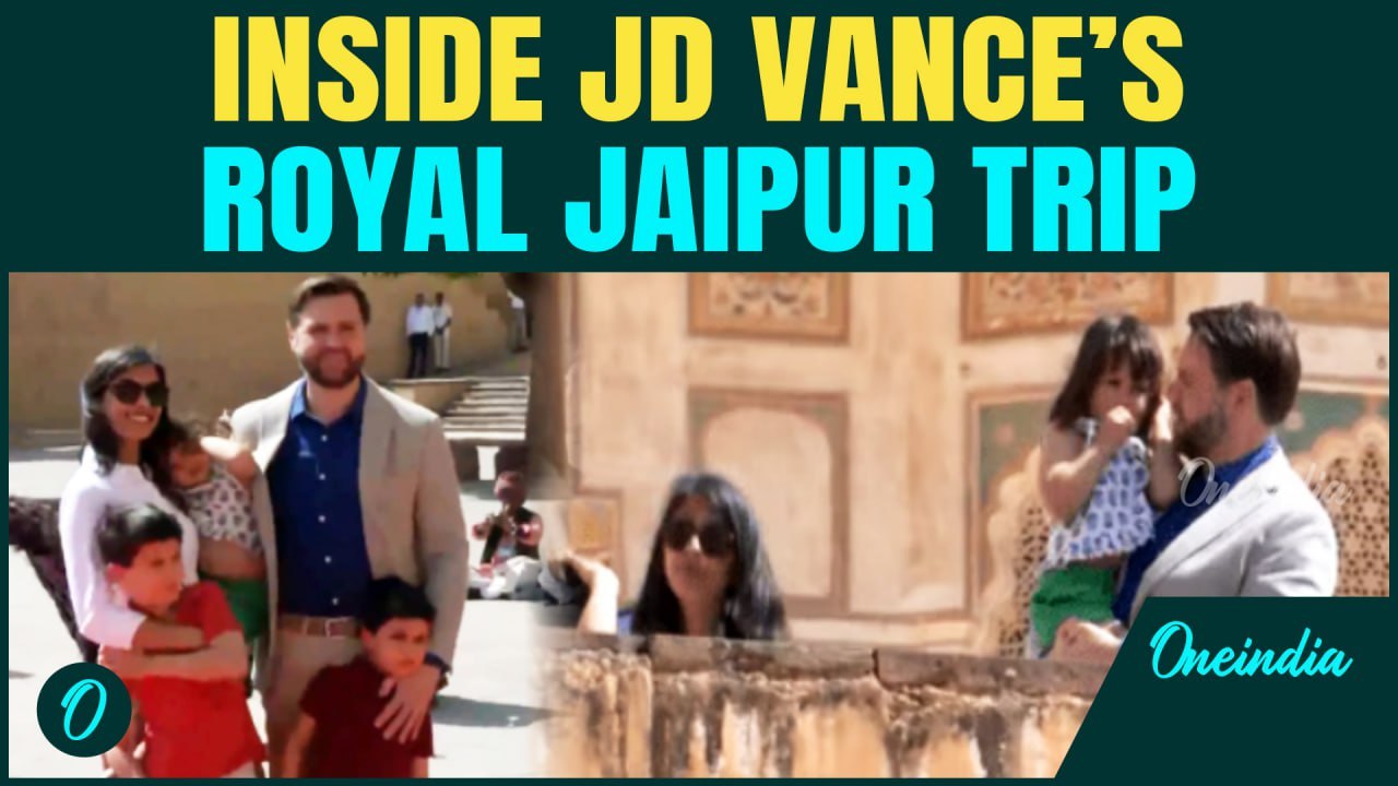 JD Vance In Jaipur: Amber Fort Tour, Palace Stay & Massive Security Spark India-US Buzz | Usha Vance