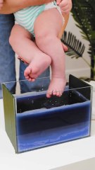 This mom decided to immortalize her baby's tiny feet