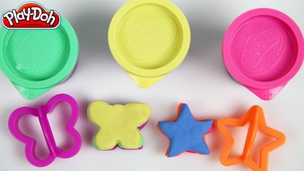 Learn Shapes & Colors with Play Doh for Kids + More Clay Videos