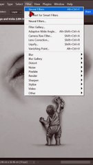 How to colour pencil drawing pic into Photoshop