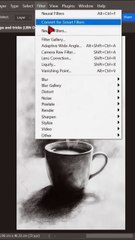 How to colour on drawing pic into Photoshop