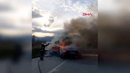 Burdur'da iki otomobil kafa kafaya çarpıştı: 1 ölü, 4 yaralı