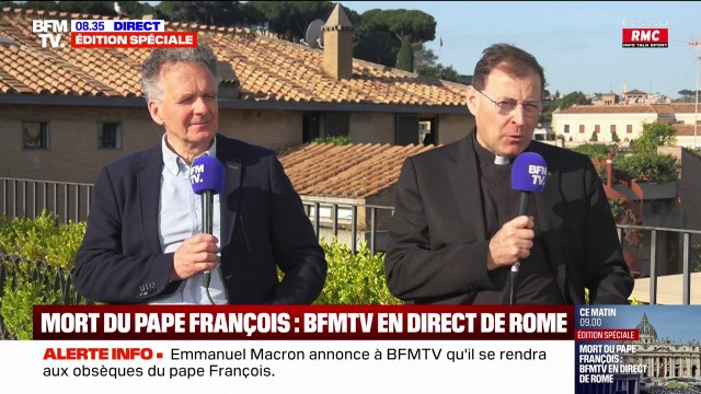 Mort du pape François: Il a vraiment eu à cœur d'apporter un véritable renouveau dans la conduite de l'église , estime le recteur du séminaire français de Rome