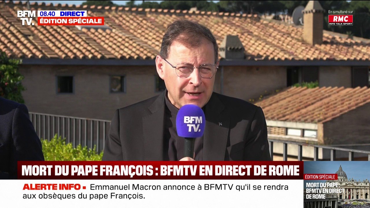 Mort du pape François: "Il était aussi là pour faire des ponts entre les grandes religions", estime le recteur du séminaire français de Rome