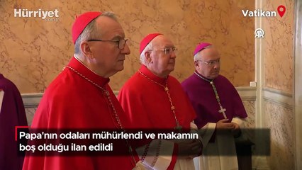 Vatikan'da Papa'nın odaları mühürlendi