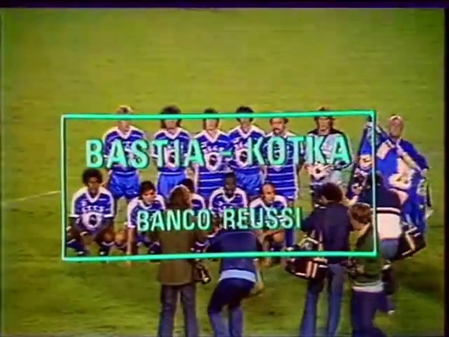 vignette Panini football 1981 - 81 Equipe BASTIA N°43