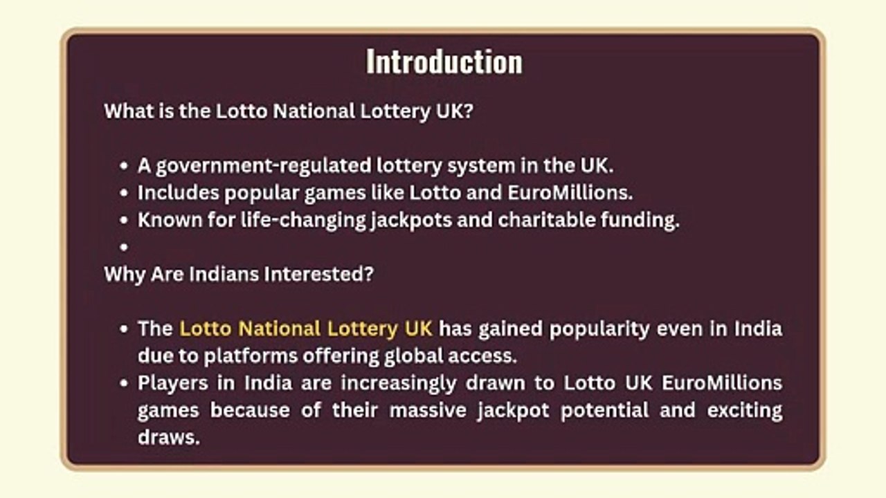 How Can You Safely Play the UK National Lottery Online
