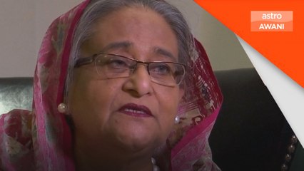 Polis mohon notis merah Interpol terhadap bekas PM Sheikh Hasina