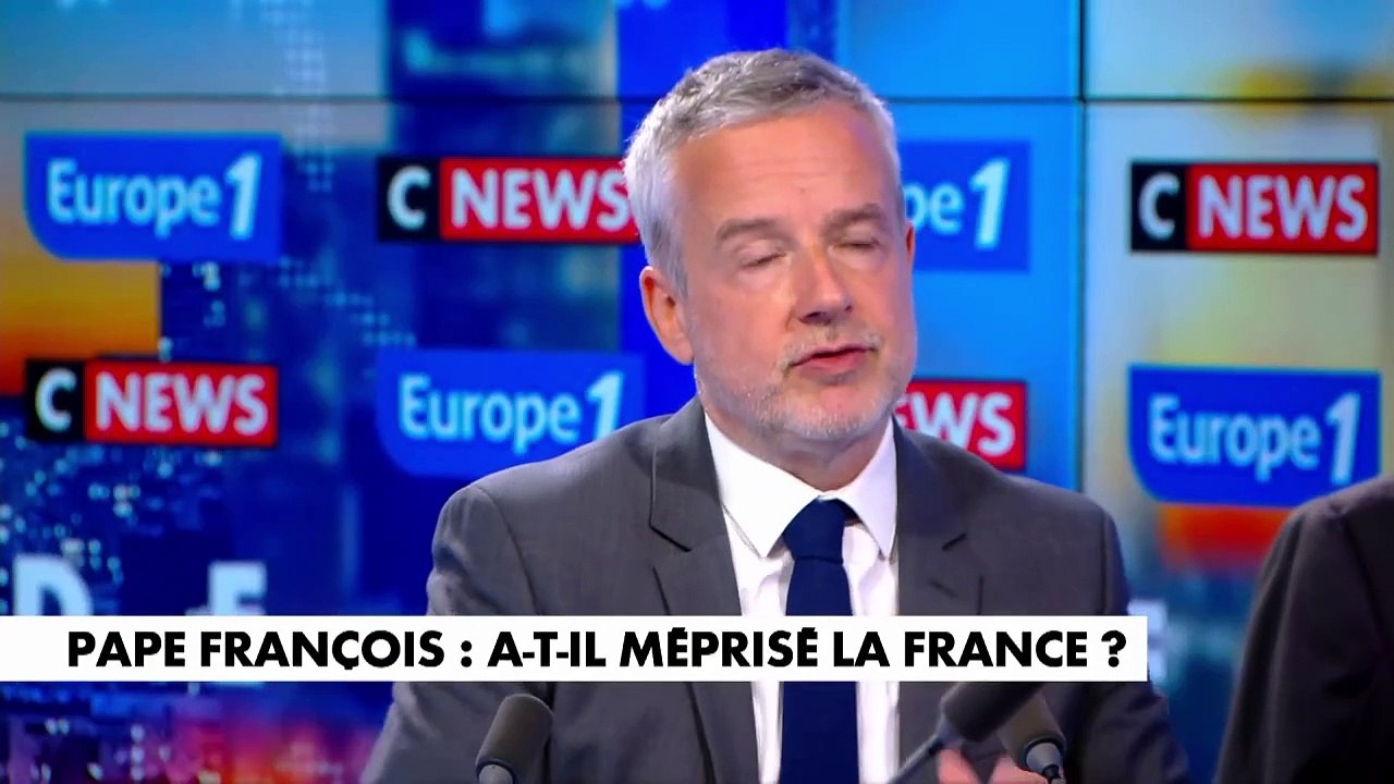 «Le pape François ne calculait pas la France» et plus généralement, «l'Europe ne l'intéressait pas», juge Franz-Olivier Giesbert