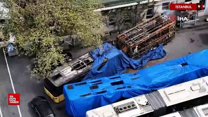 İstanbul'da İETT garajları otobüs mezarlığına dönüştü