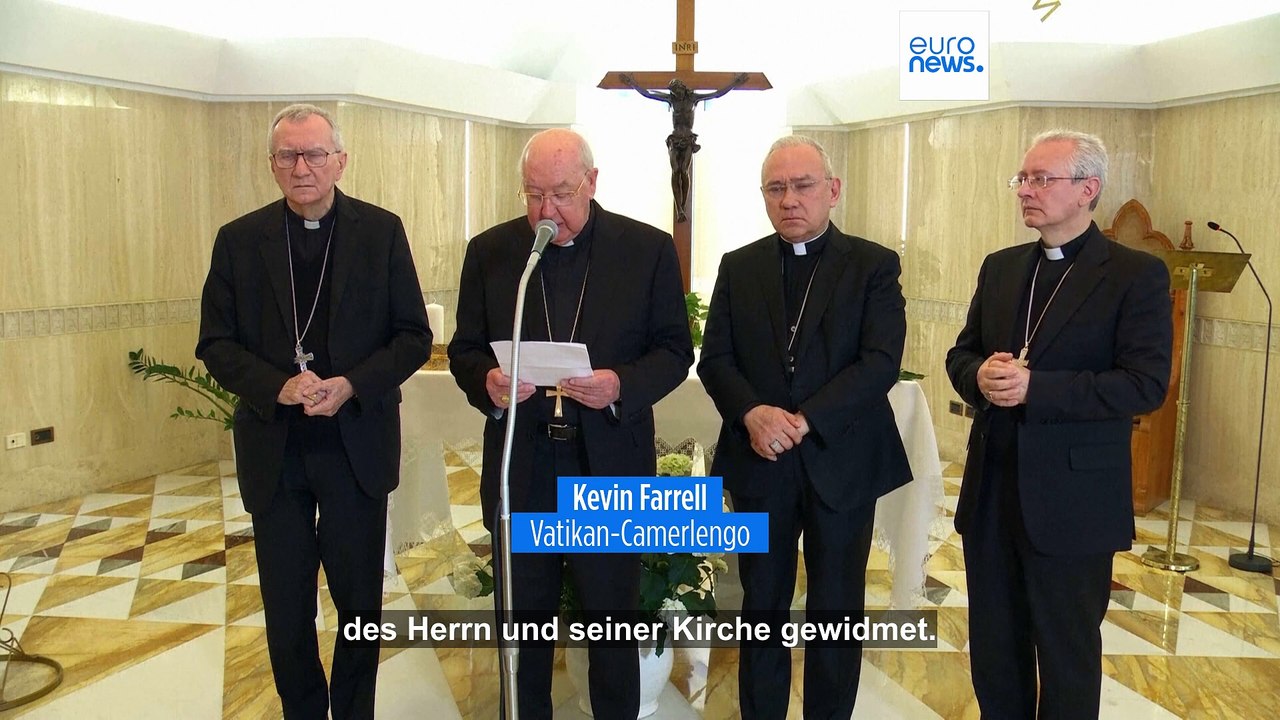 Todesusache klar: papst franziskus starb an einem schlaganfall mit anschließendem herzversagen