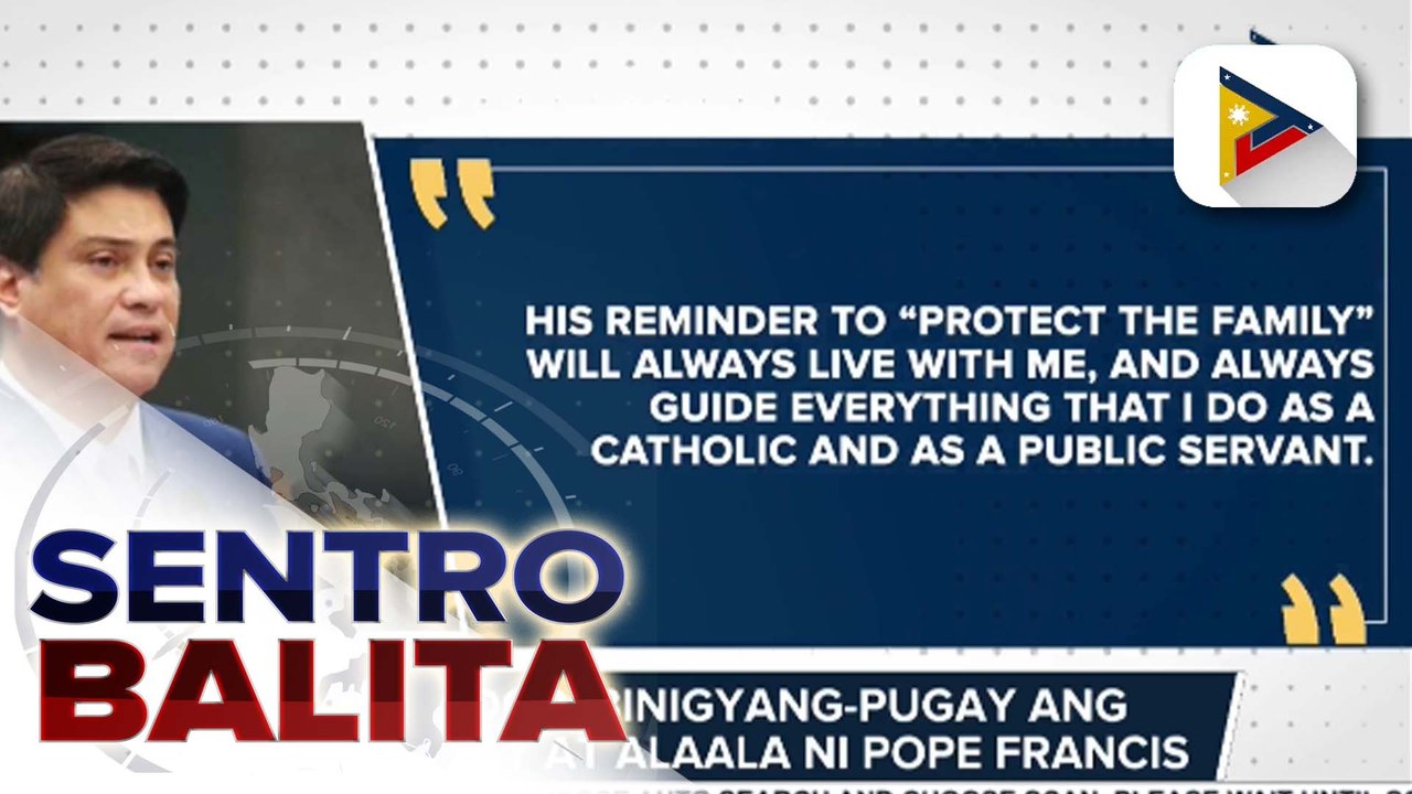 Ilang mga senador, binigyang-pugay ang naging buhay at alaala ni Pope Francis