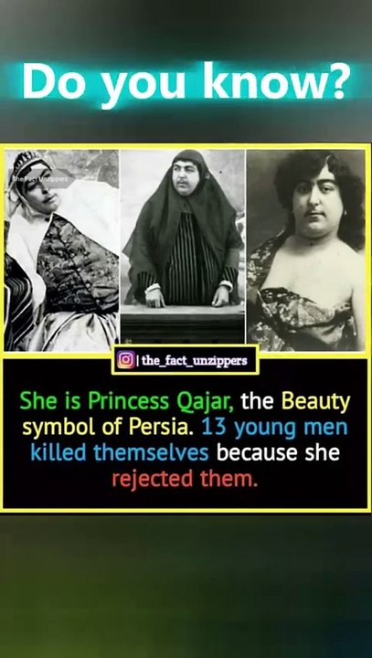 Princess Qajar: The Unusual Beauty Icon of Old Persia 👑🇮🇷