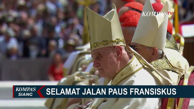 Bendera Setengah Tiang Dikibarkan, Dunia Berduka Paus Fransiskus Meninggal Dunia