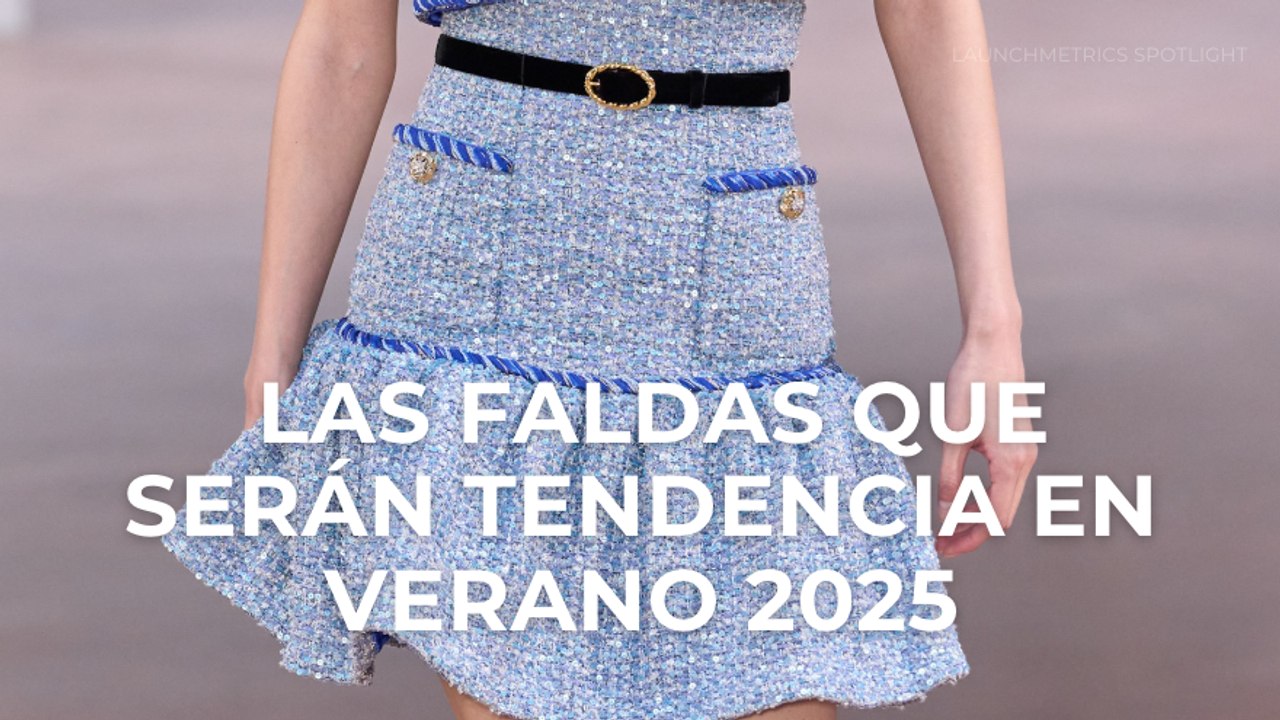 Las faldas que serán tendencia en verano 2025