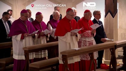 Erste Bilder von Papst Franziskus nach seinem Tod veröffentlicht
