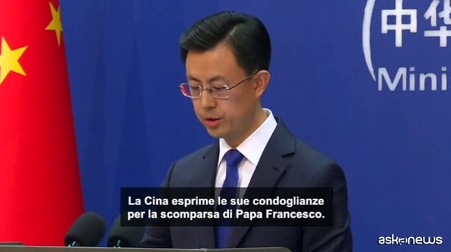 Anche la Cina esprime il suo cordoglio per la morte di Papa Francesco