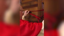 Pope Francis’ apartment sealed with red ribbon and wax after his death in Vatican ritual