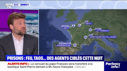 Prisons: des agents pénitentiaires ciblés dans plusieurs départements