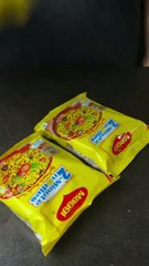 🔥 Spicy Maggie Noodles ASMR 🍜 | Crunchy Eating Sounds, No Talking | US Kitchen Cooking