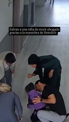 Salvan de morir ahogada a una niña de cinco años
